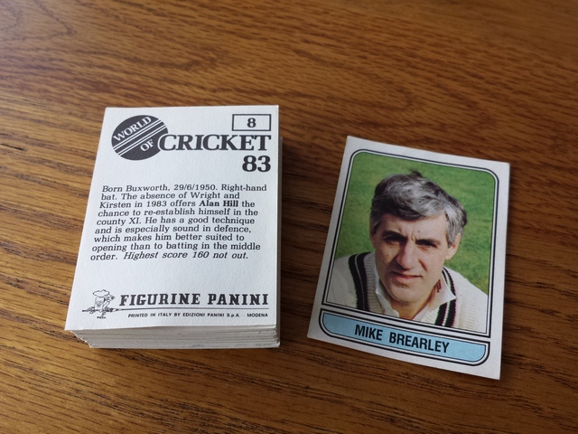 Panini World Of Cricket 83 - Individual Stickers 