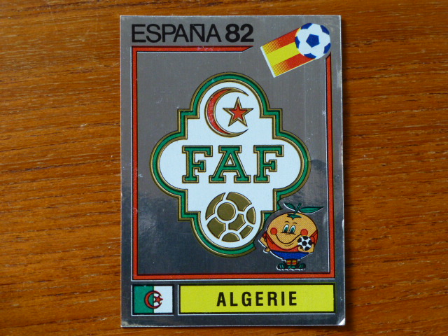 Panini Espana 82 Badges - Algeria