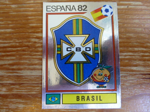 Panini Espana 82 Badges - Brazil
