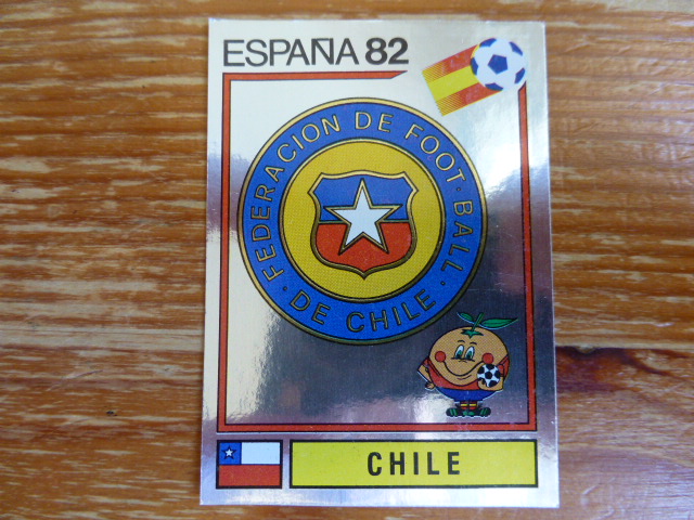 Panini Espana 82 Badges - Chile