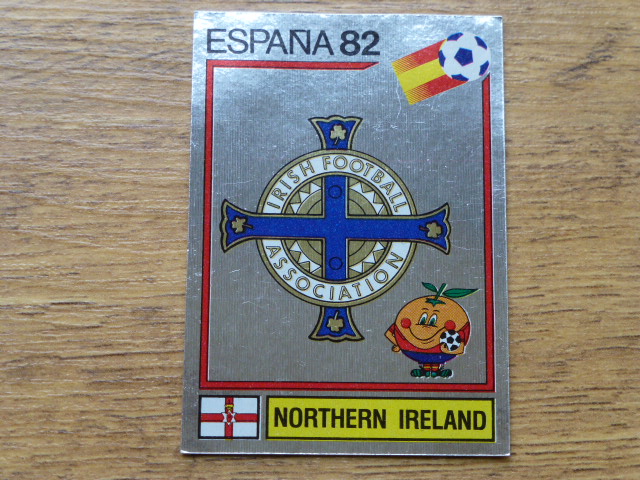 Panini Espana 82 Badges - Northern Ireland