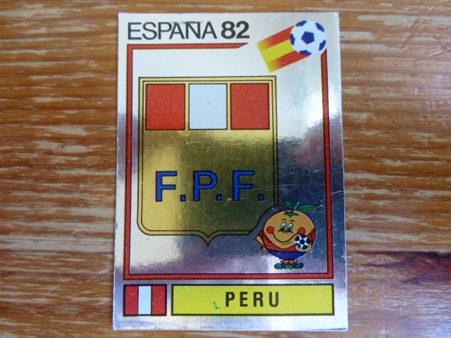 Panini Espana 82 Badges - Peru