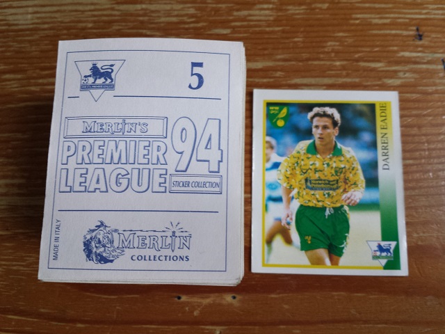 Merlin Premier League 94 Individual Stickers