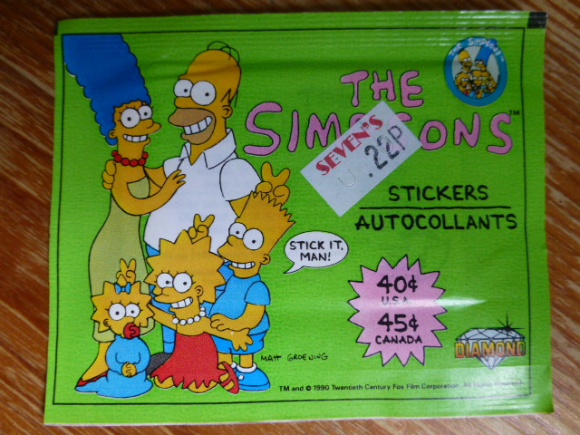 Diamond/Euroflash The Simpsons Sticker Pack