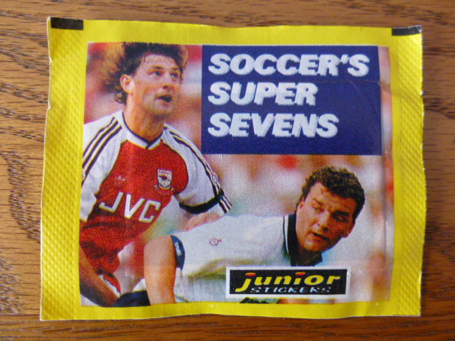 Panini Soccer's Super Sevens Sticker Pack