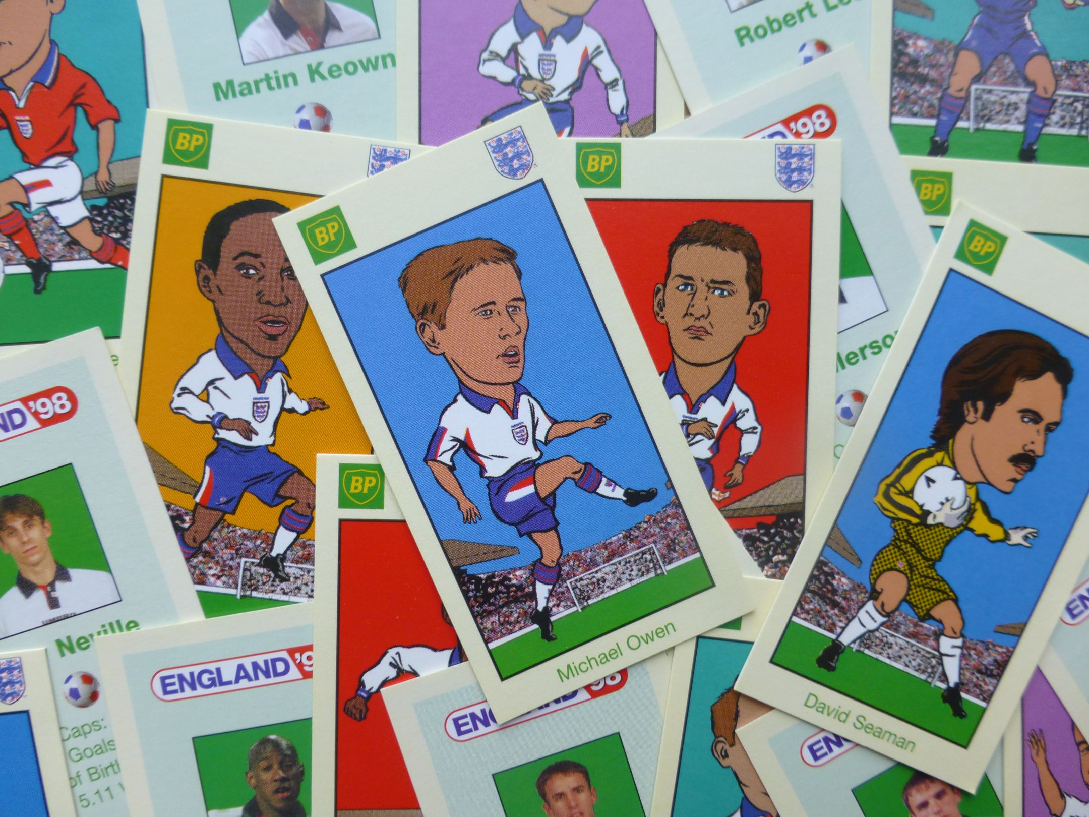BP England ‘98 Cards