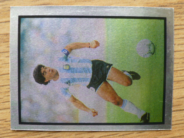 Daily Mirror Soccer 88 Sticker – Diego Maradona (No.356)