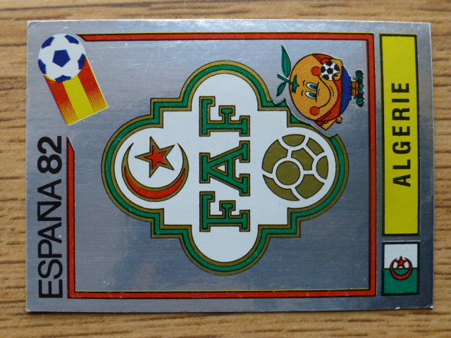 Panini Espana 82 Badge – Algeria (No.100)
