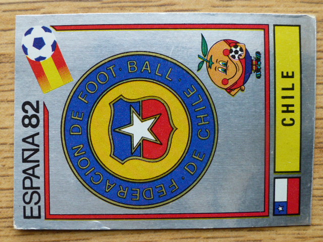 Panini Espana 82 Badge – Chile (No.146)