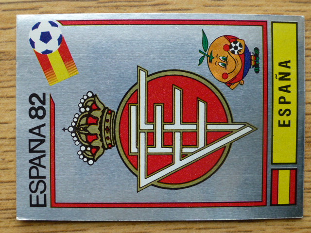 Panini Espana 82 Badge – Spain (No.292)