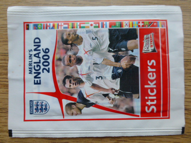 Merlin’s England 2006 Sticker Pack