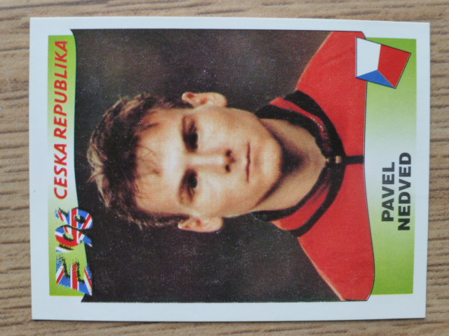 Panini Euro 96 Sticker – Pavel Nedved (No. 227)