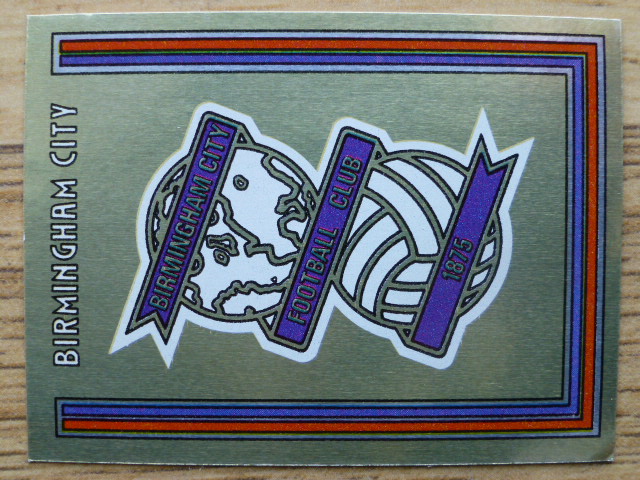 Panini Football 81 Badge - Birmingham City (No.35)
