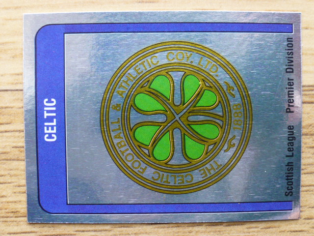 Panini Football 87 Badge - Celtic (No.467)