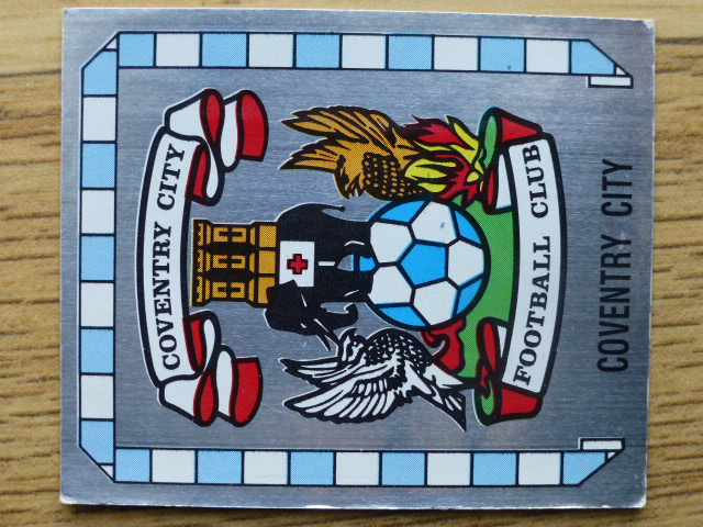 Panini Football 89 Badge - Coventry City (No.54)