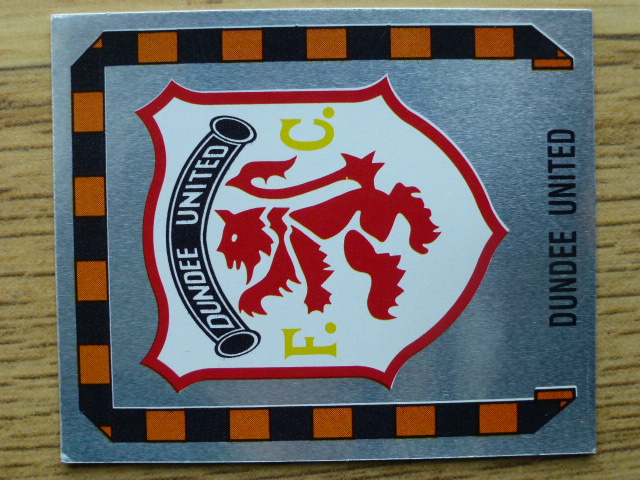 Panini Football 89 Badge - Dundee United (No.372)
