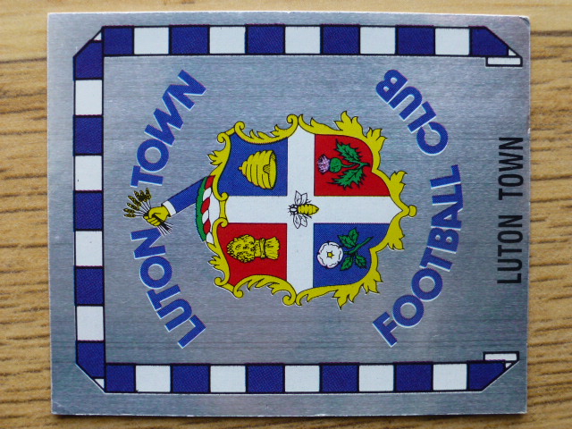 Panini Football 89 Badge - Luton Town (No.114)