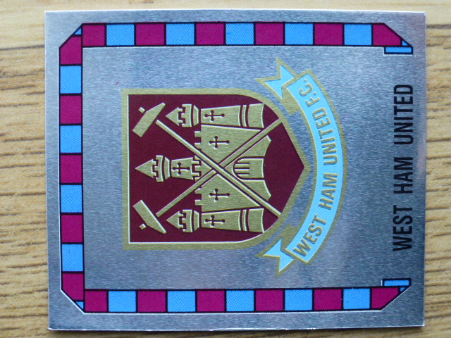 Panini Football 89 Badge - West Ham United (No.275)