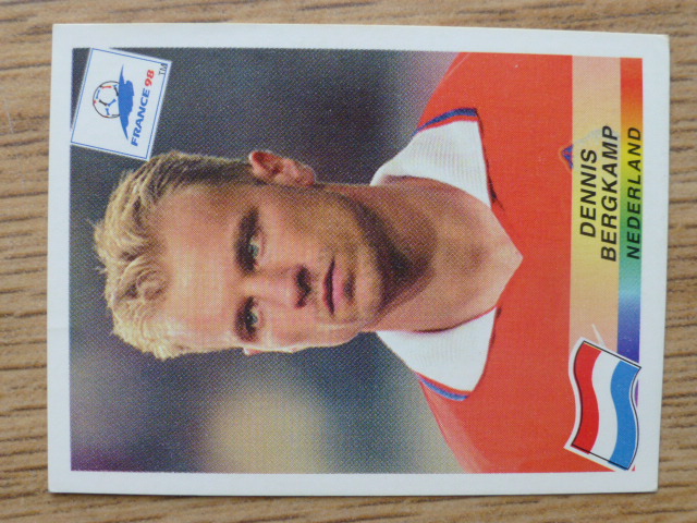 Panini France 98 Sticker – Dennis Bergkamp (No.314)