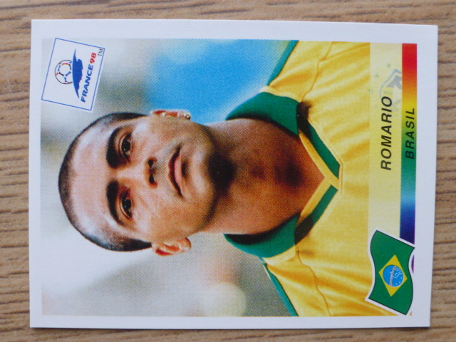 Panini France 98 Sticker – Romario (No.29)