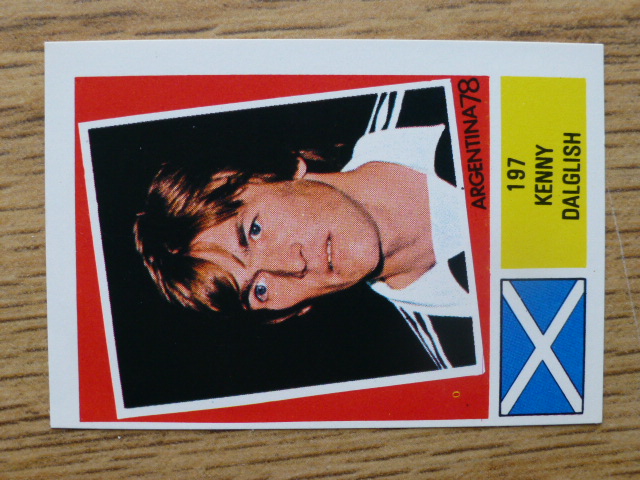 FKS Argentina 78 Stamp – Kenny Dalglish (No.197)