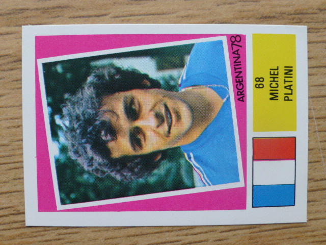 FKS Argentina 78 Stamp – Michel Platini (No.68)