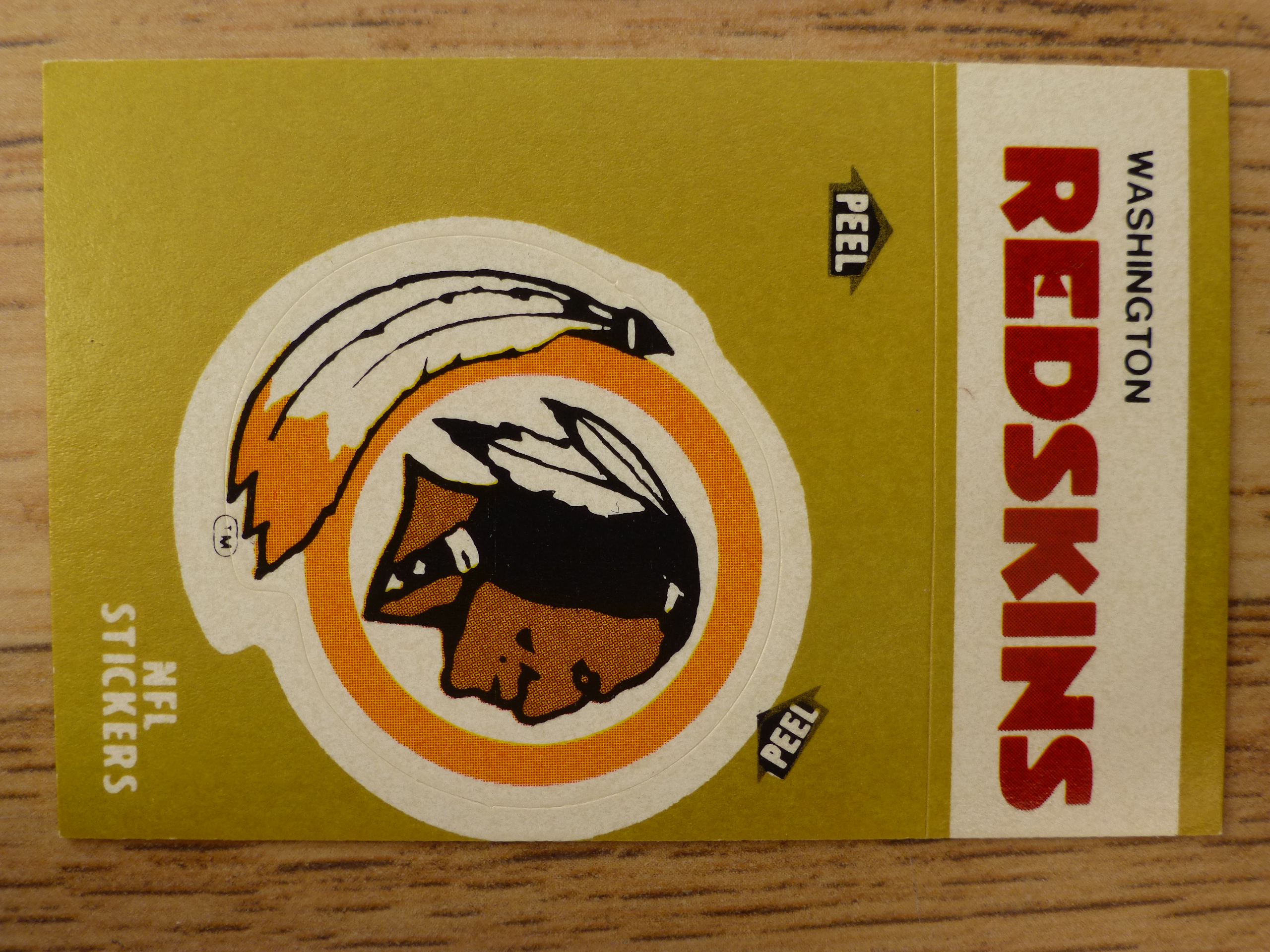 Fleer 83 American Football Collection - Washington Redskins Logo