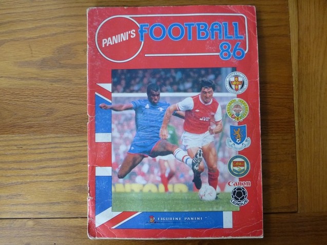 Football 1986 sticker album
