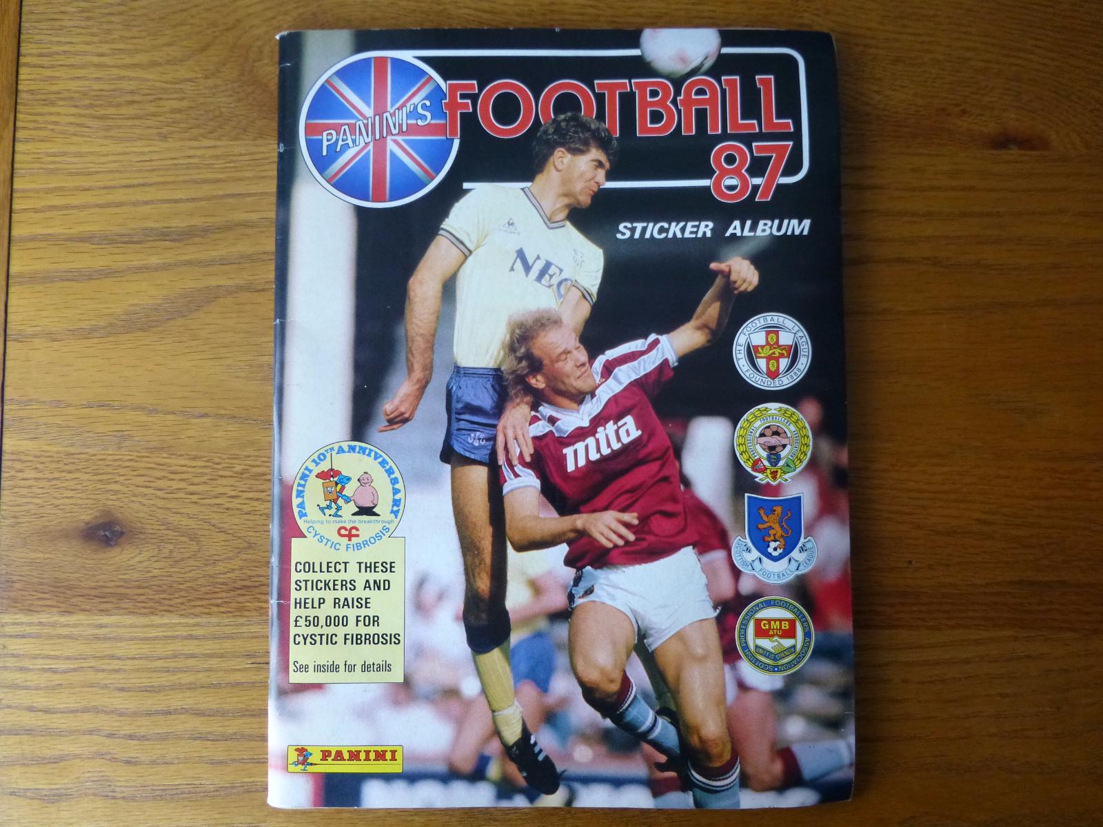 Football 1987 sticker album