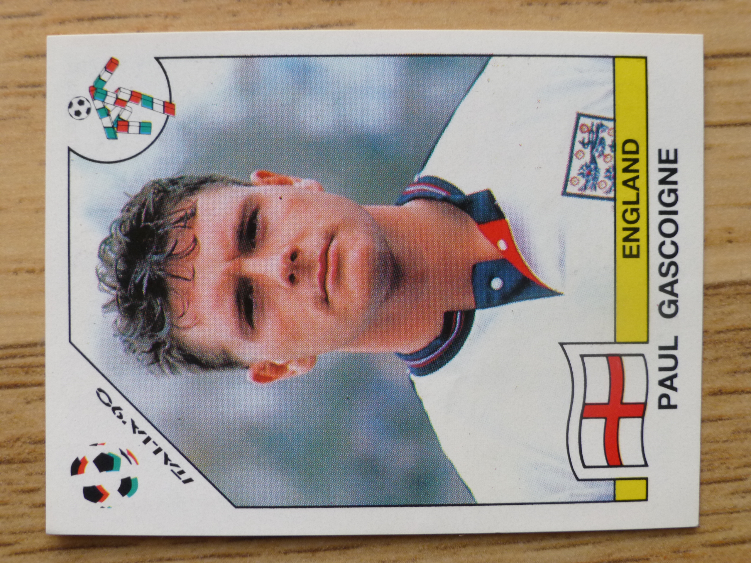 Panini Italia 90 Sticker - Paul Gascoigne (No.394)