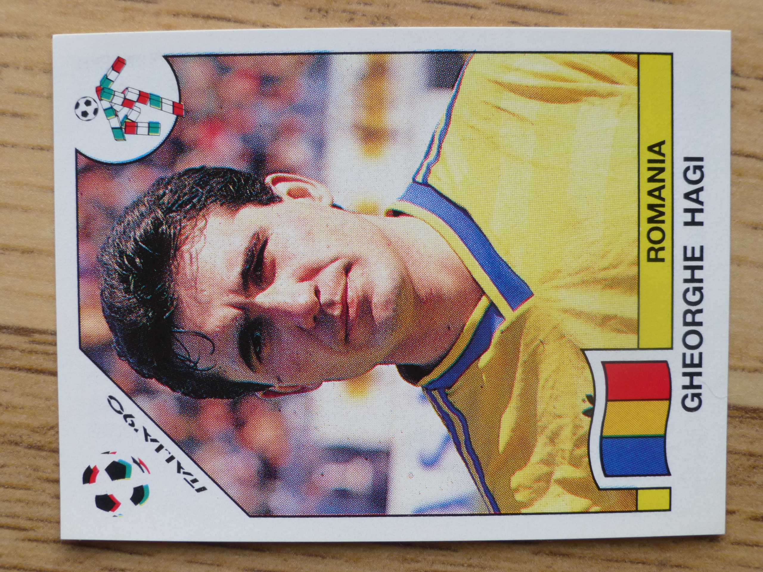 Panini Italia 90 Sticker - Gheorghe Hagi (No.167)