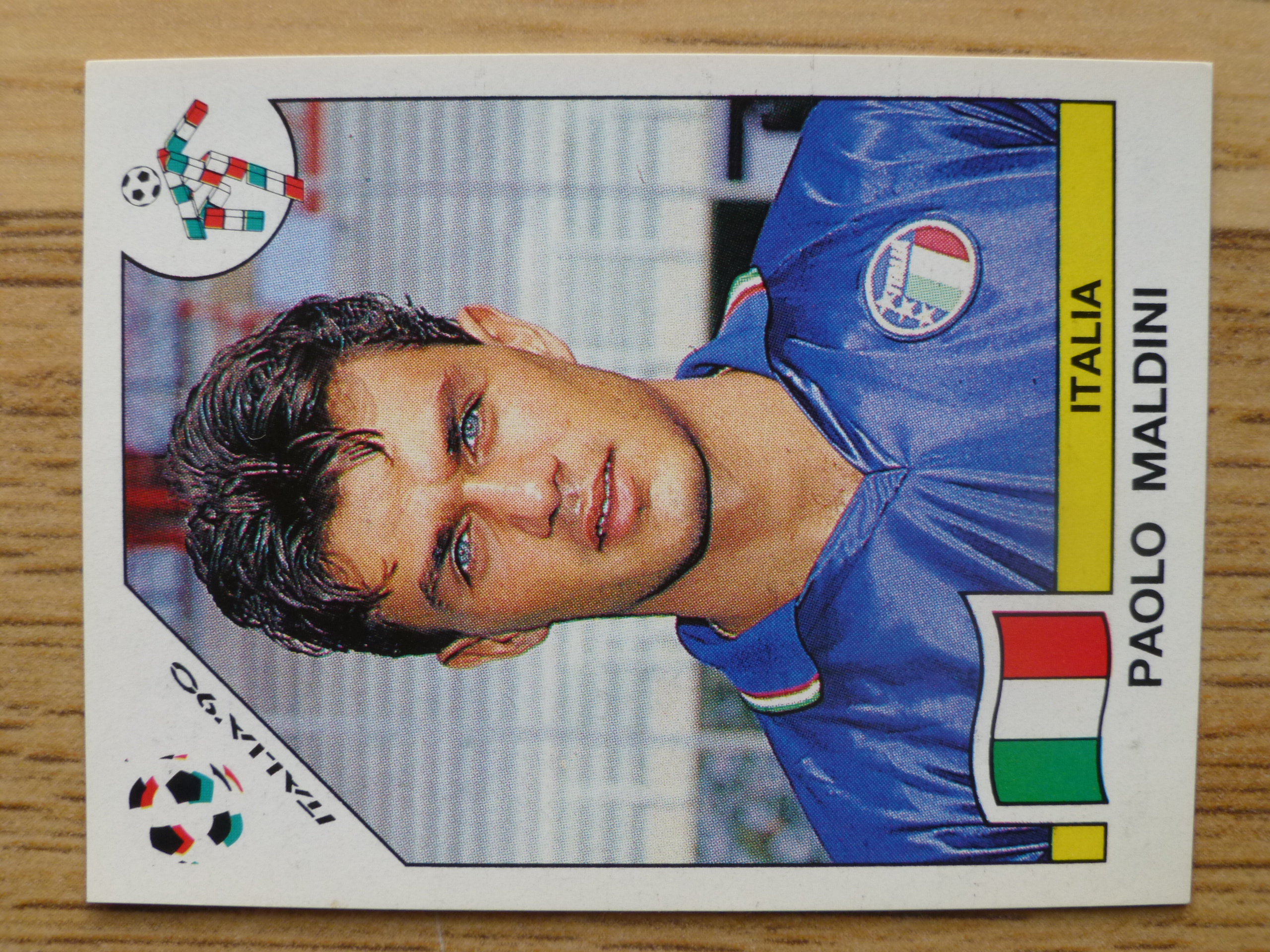 Panini Italia 90 Sticker - Paolo Maldini (No.46)