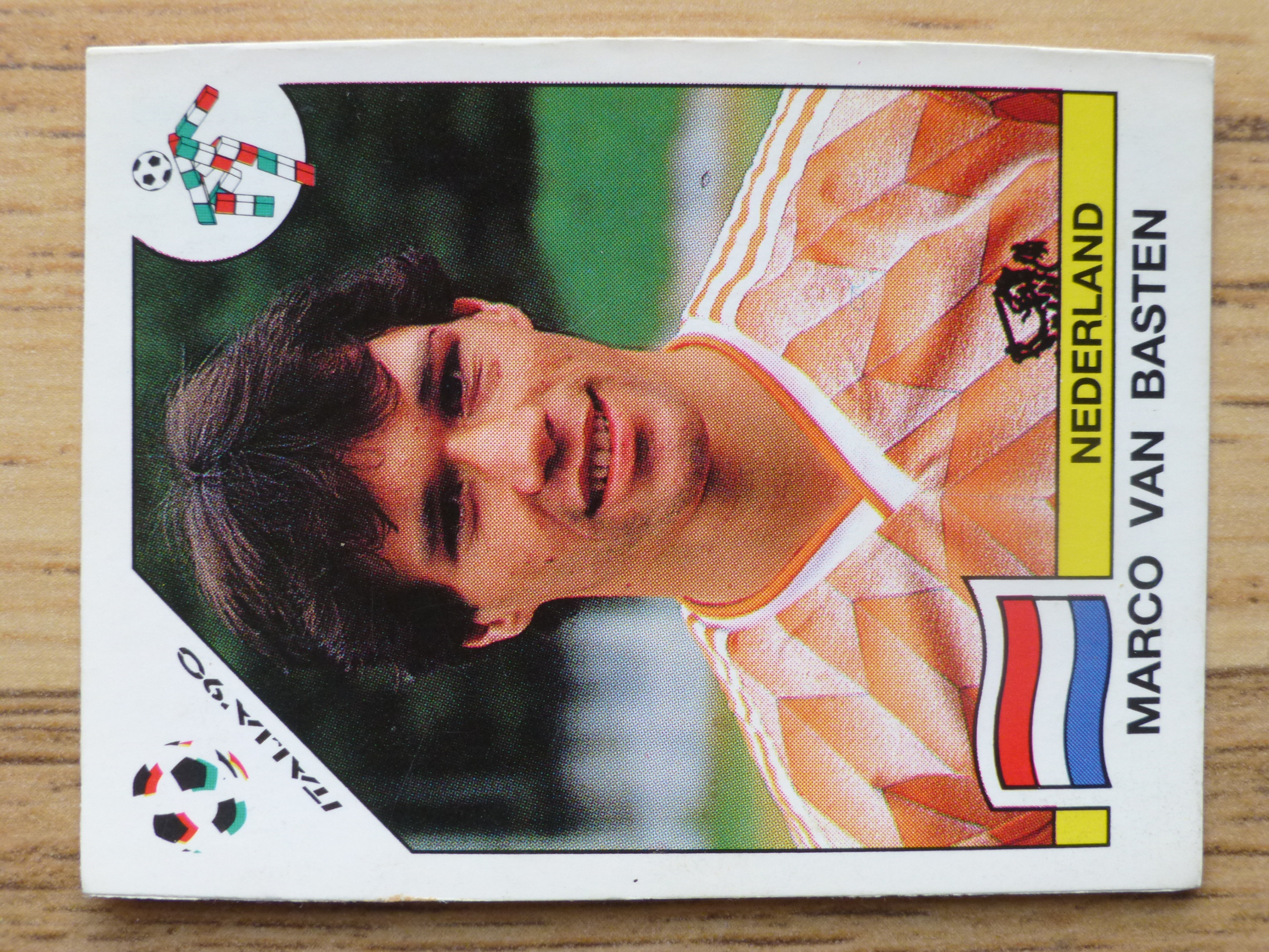 Panini Italia 90 Sticker - Marco Van Basten (No.417)