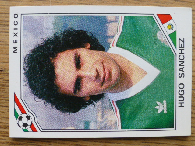 Panini Mexico 86 Sticker – Hugo Sanchez (No.124)