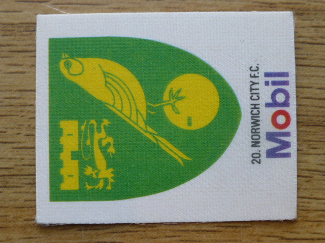 Mobil Football Club Badges - Norwich City (No.20)