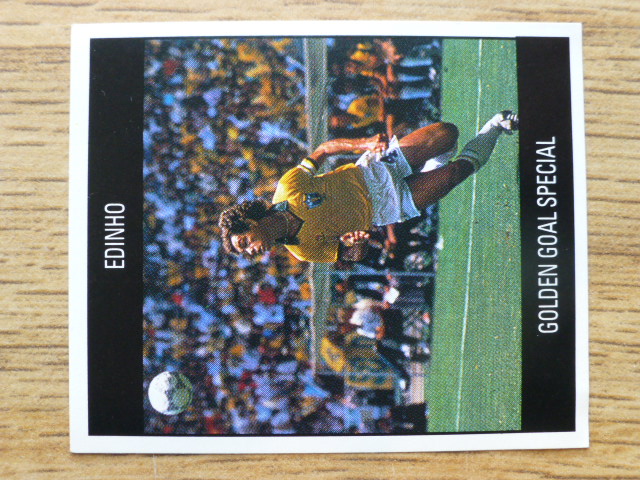 Orbis World Cup Italia 90 Sticker - Edinho (Golden Goal Special - T)