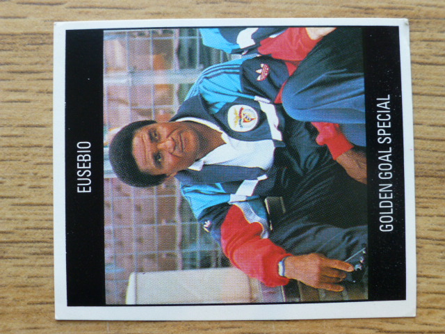 Orbis World Cup Italia 90 Sticker - Eusebio (Golden Goal Special - H)