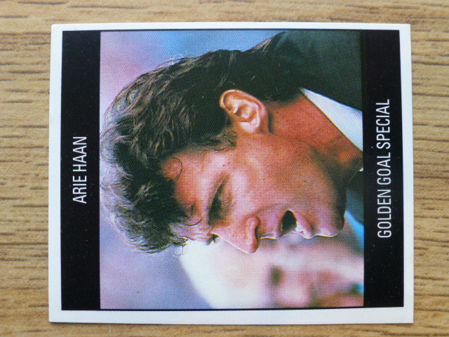Orbis World Cup Italia 90 Sticker - Arie Haan (Golden Goal Special - D)