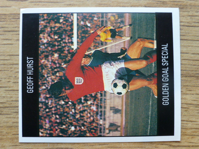 Orbis World Cup Italia 90 Sticker - Geoff Hurst (Golden Goal Special - G)