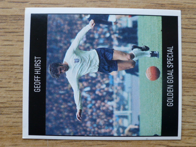 Orbis World Cup Italia 90 Sticker - Geoff Hurst (Golden Goal Special - U)