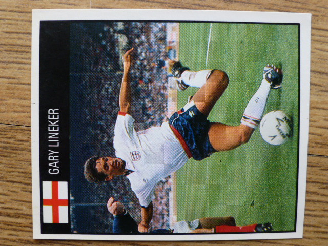 Orbis World Cup Italia 90 Sticker – Gary Lineker (No.53)