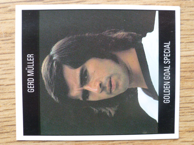 Orbis World Cup Italia 90 Sticker – Gerd Muller (Golden Goals – J)