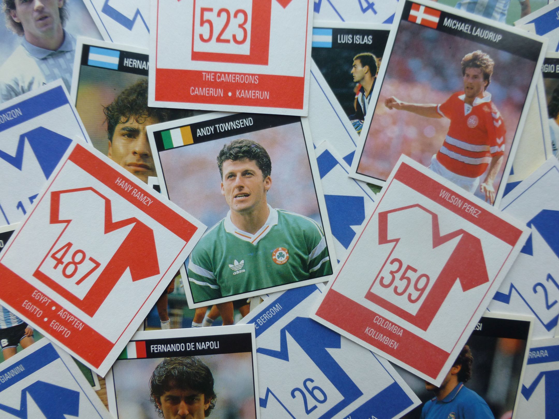 Orbis World Cup Italia 90 Stickers