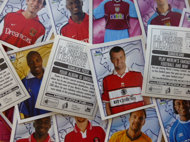 Merlin Premier League 2001 Stickers