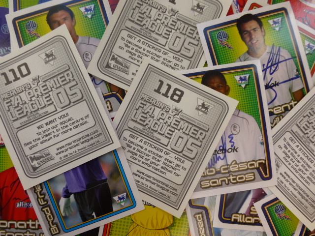 Merlin Premier League 2005 Stickers