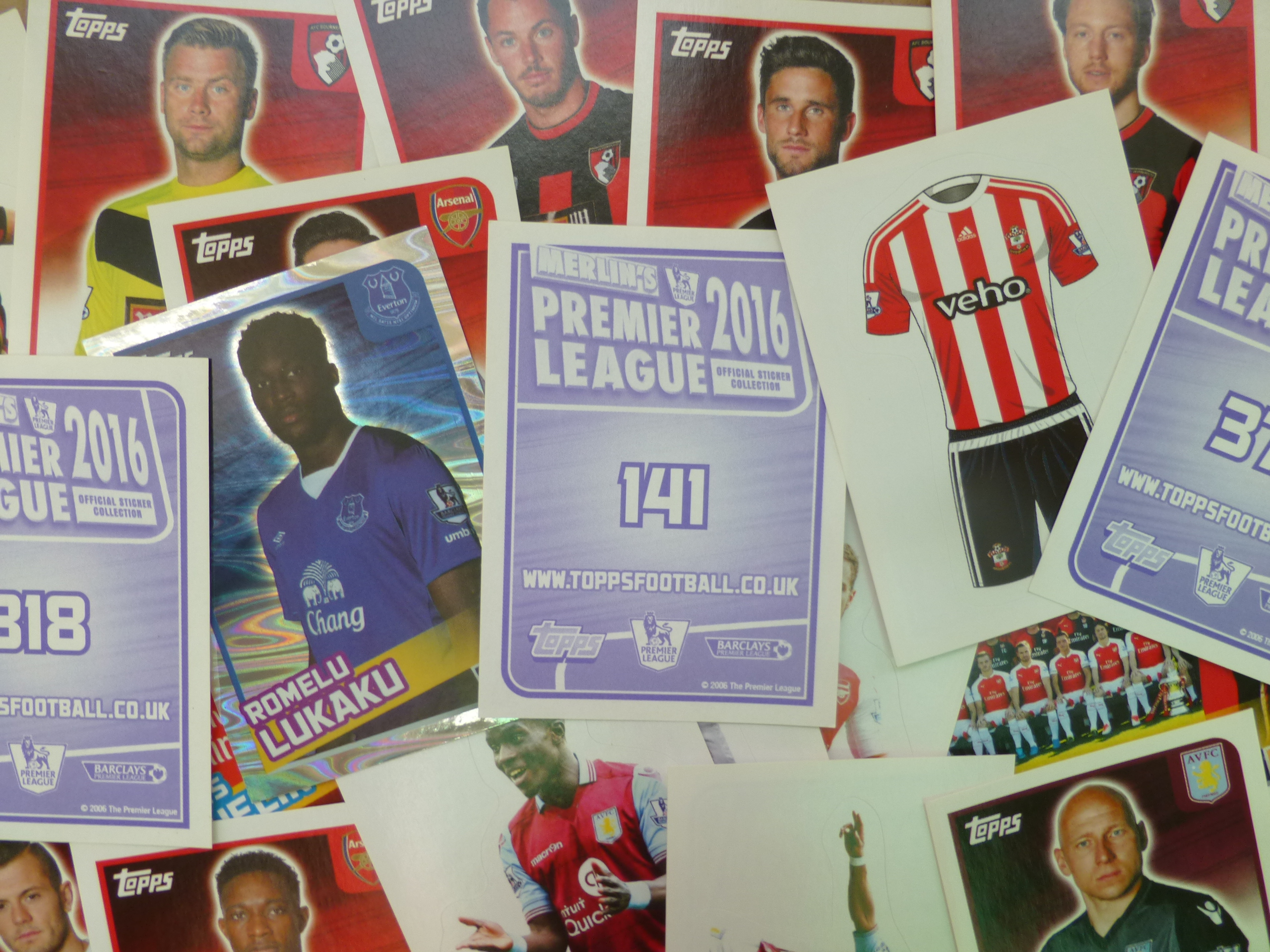 Topps Premier League 2016 Stickers
