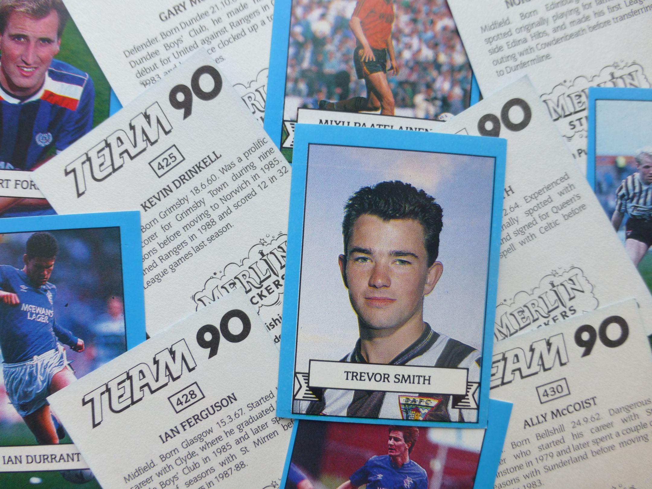 Merlin Team 90 Stickers